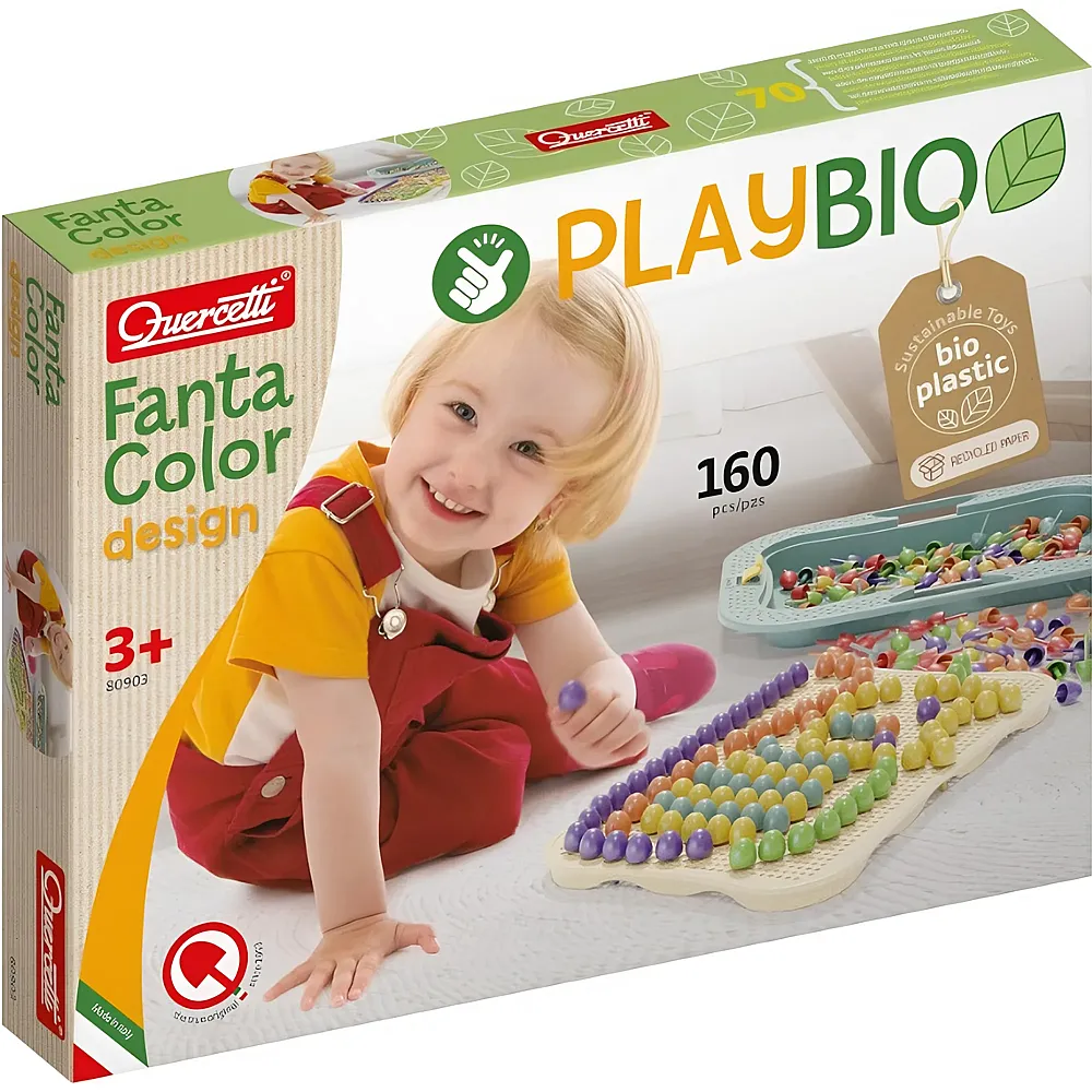 Quercetti PlayBio Fantacolor Design 160Teile