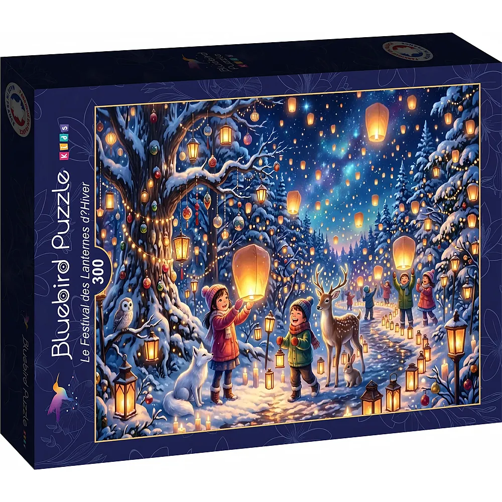 Bluebird Puzzle Das Winterlaternenfest - 300 Teile
