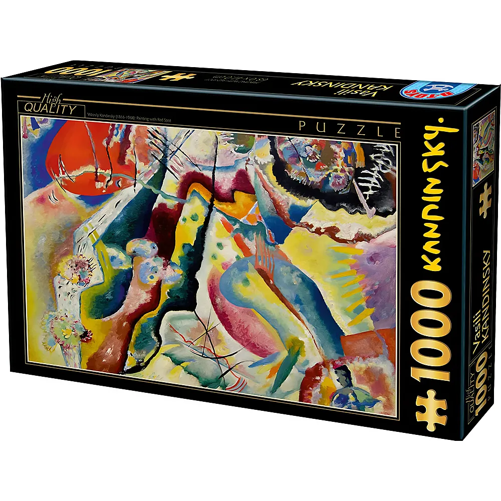 DToys Puzzle Kandinsky Vassily: Painting with Red Spot - 1000 Teile