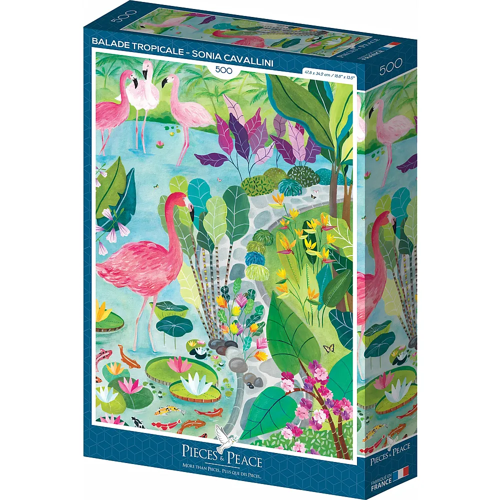 Pieces & Peace Puzzle Tropischer Spaziergang 500Teile