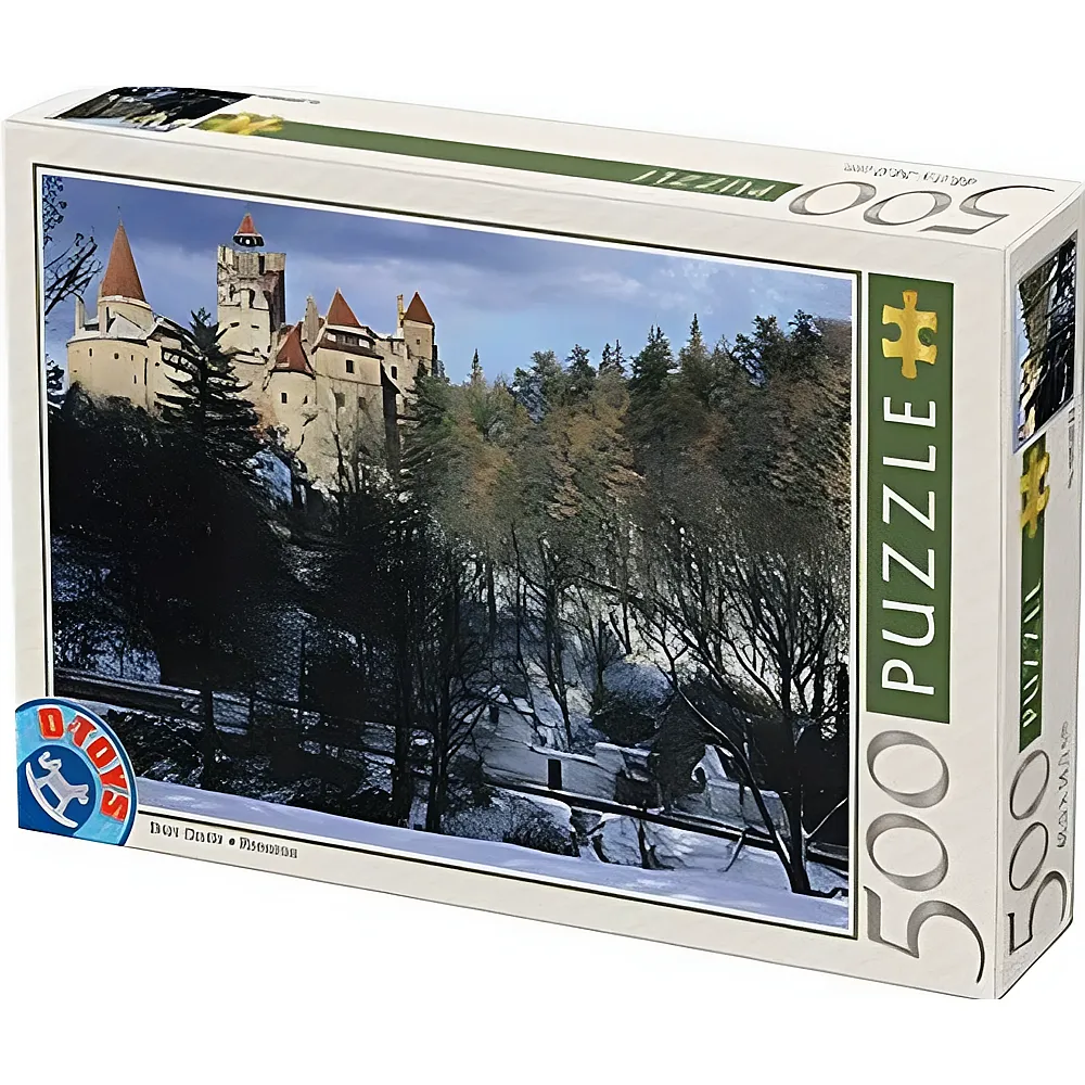 DToys Puzzle Rum�nien: Schloss Bran - 500 Teile