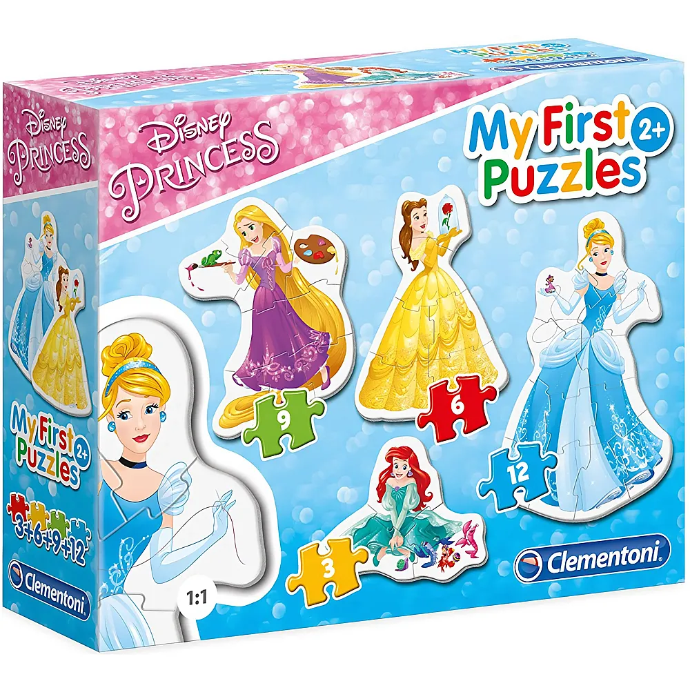 Clementoni 4in1 My first Puzzles Disney Princess 3-9