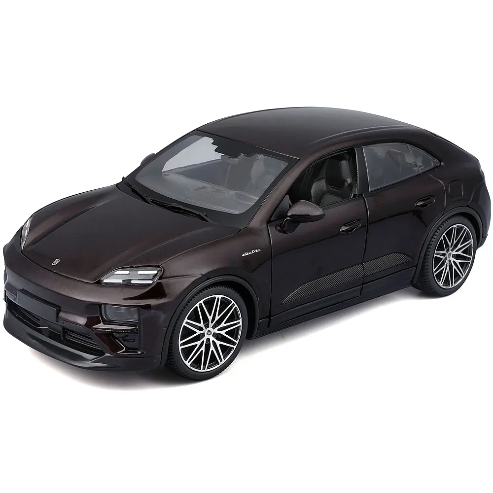 Bburago 1:24 Porsche Macan 4 Electric Schwarz