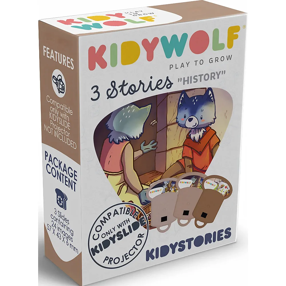Kidywolf Bildscheiben zu Taschenlampe Geschichten