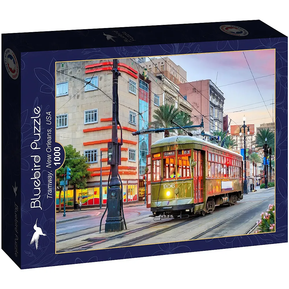 Bluebird Puzzle Tramway, New Orleans, USA - 1000 Teile