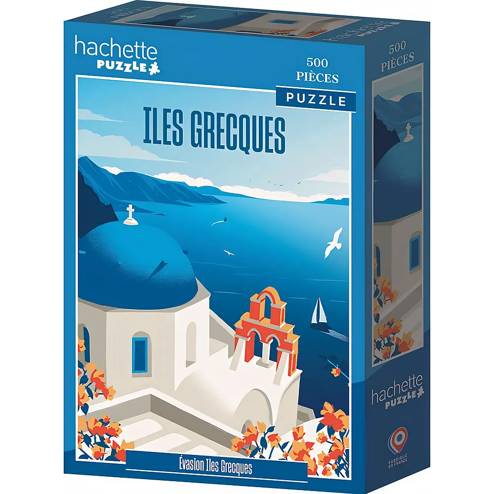 Hachette Puzzle �vasion Iles Grecques 500Teile