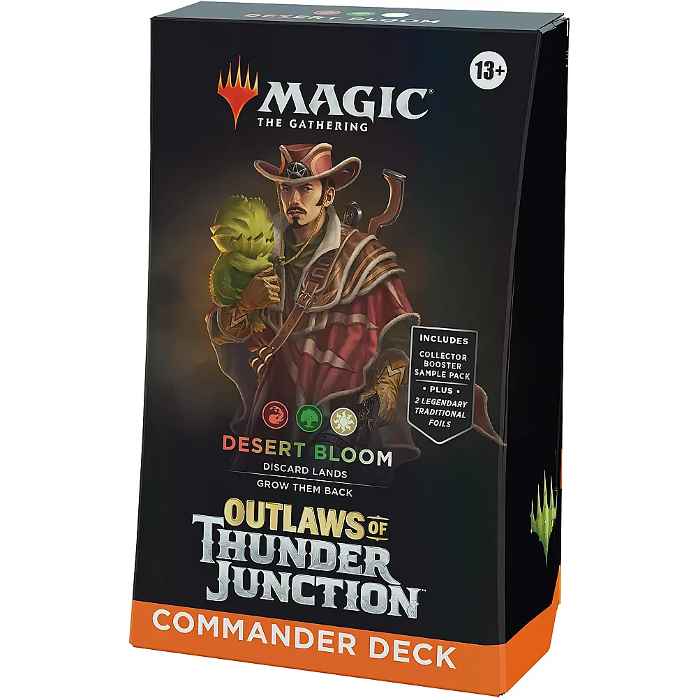 Magic The Gathering Outlaws of Thunder Junction Commander Deck - Desert Bloom - English