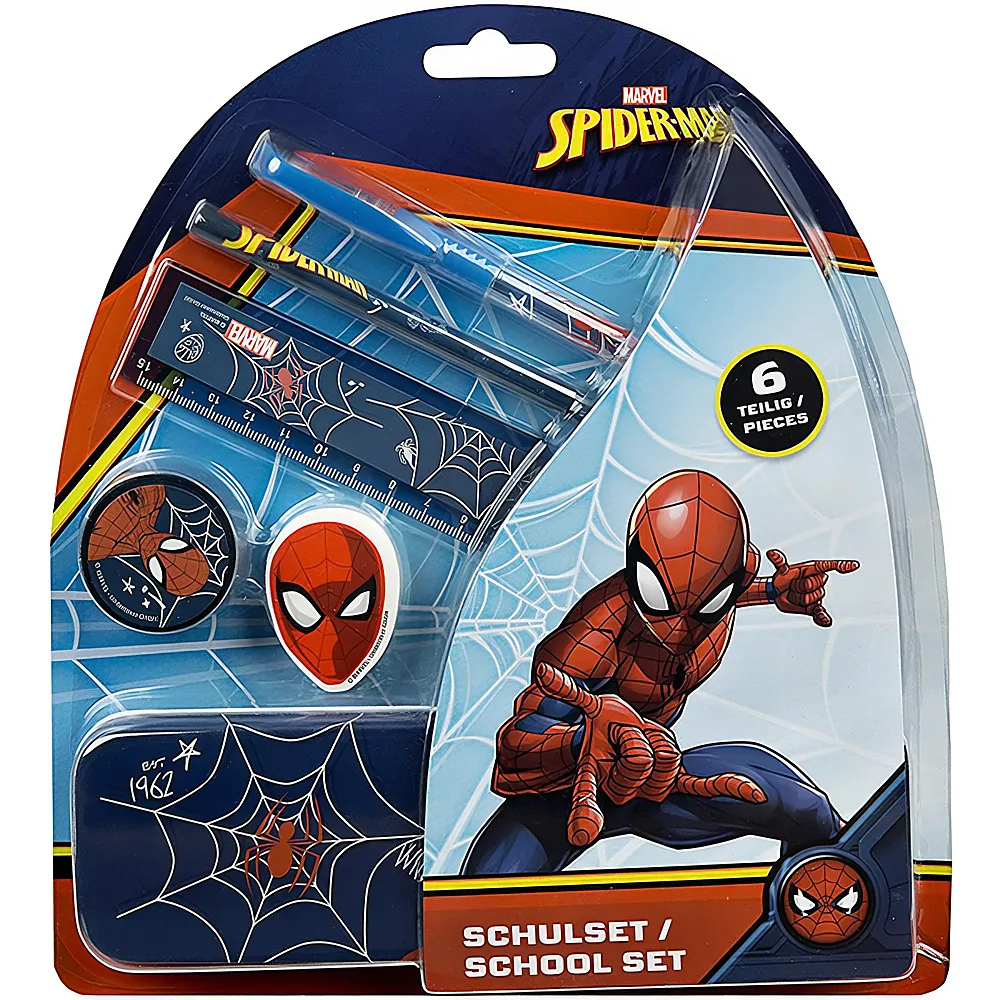 Undercover Spiderman Schreibset 6Teile | Schule & Kindergarten