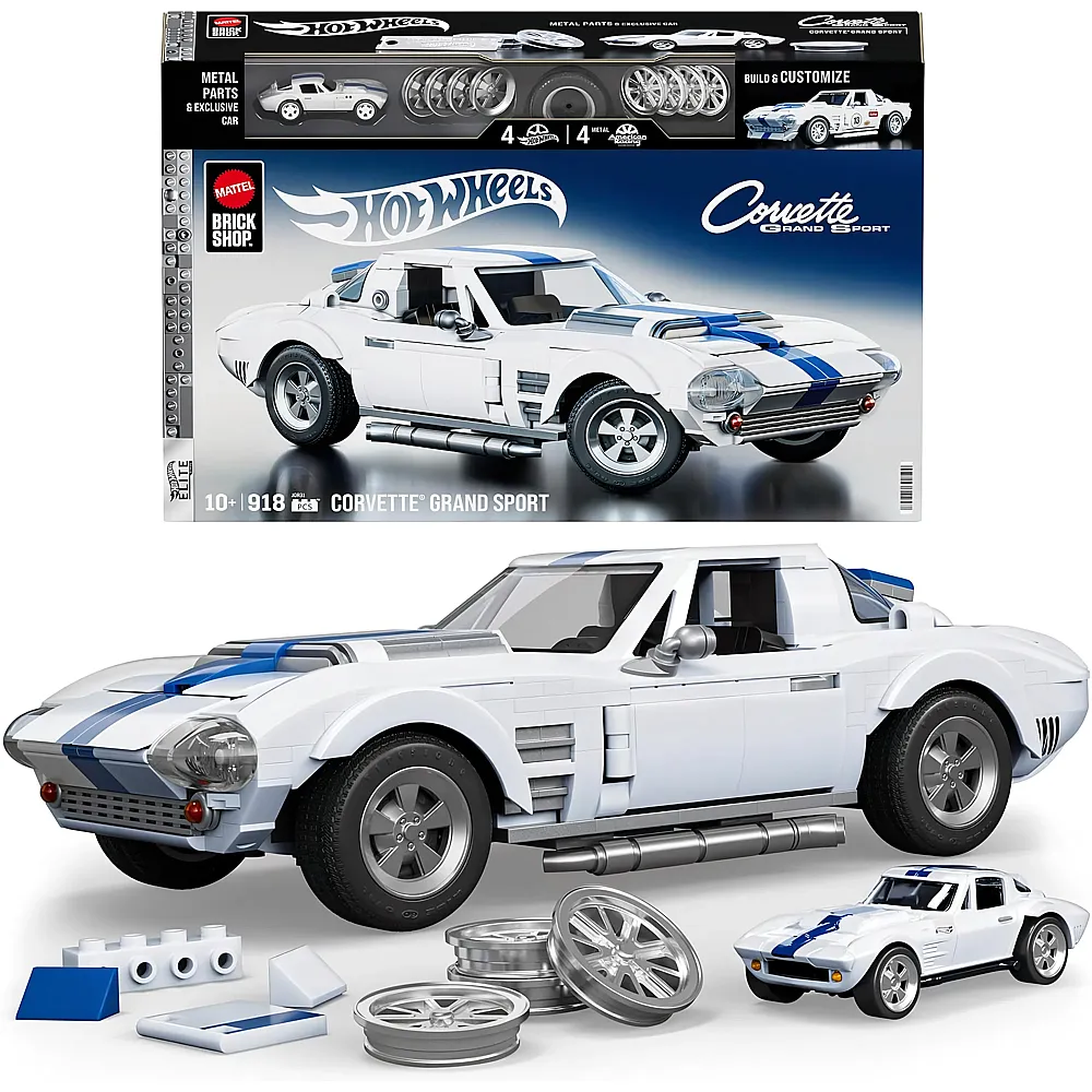 Mattel Brick Shop Elite Serie Corvette 918Teile