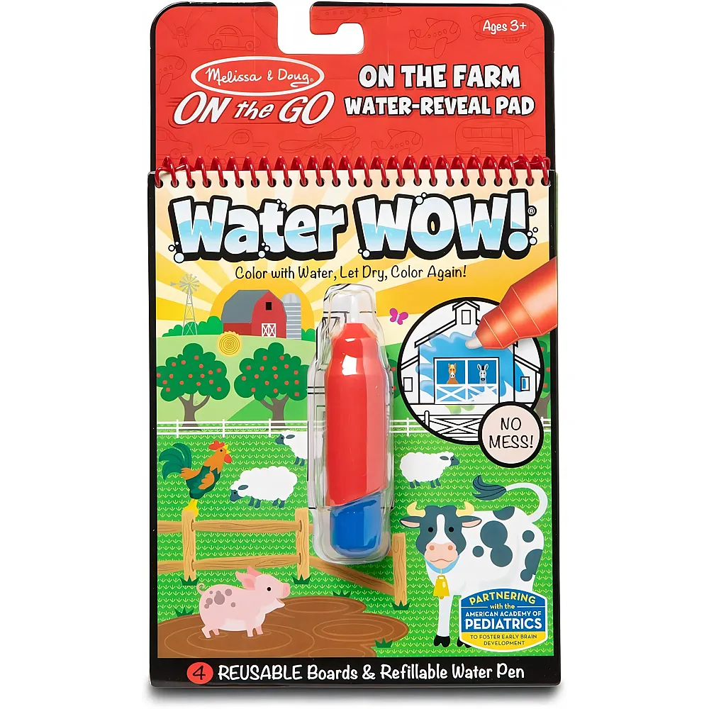 Melissa & Doug Wassereinf�rbungsbrett  Bauernhof  Aktivit�tsbrett  Reisen  Wasser Spielen f�r Kinder  3+  Geschenk f�r Jungen