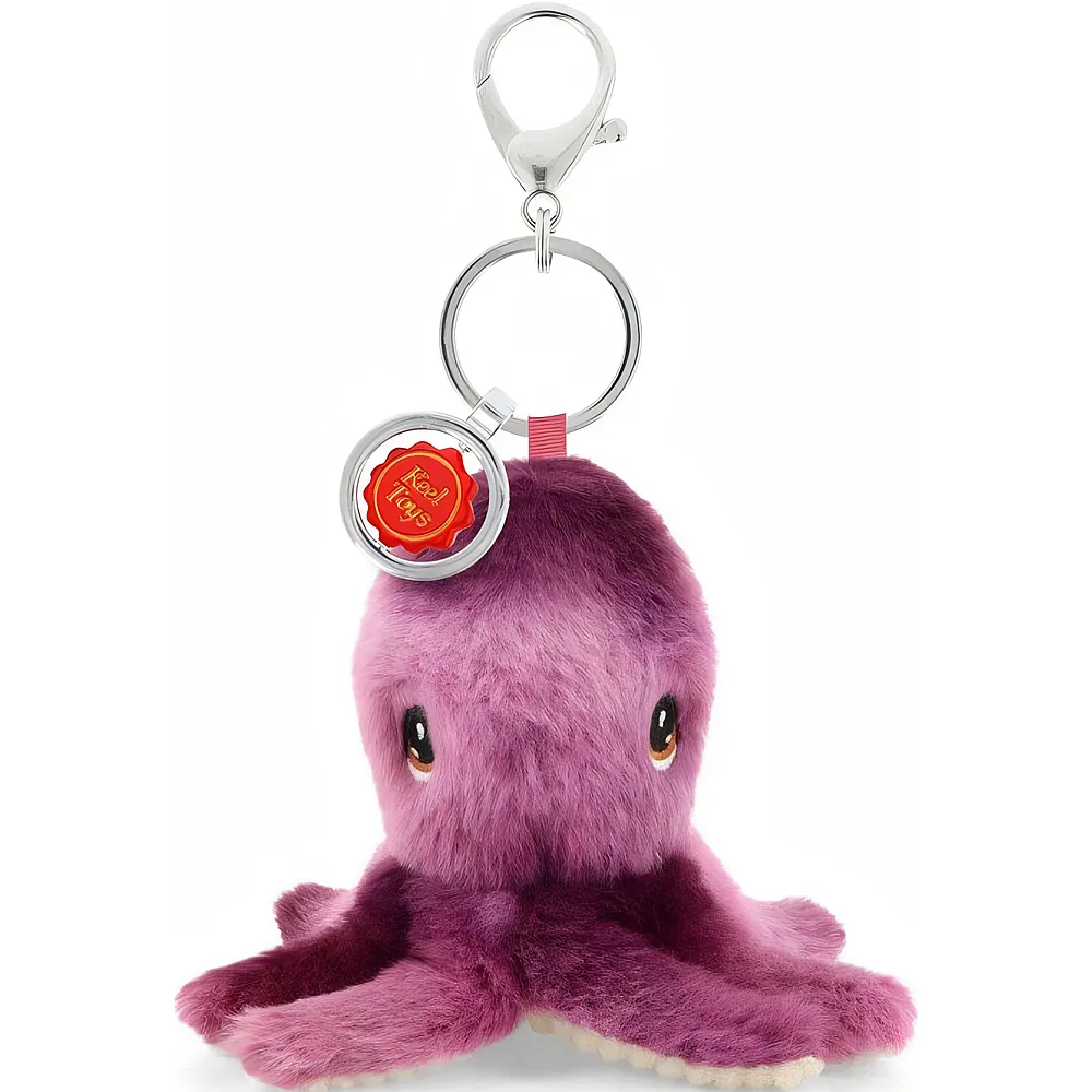 meinspielzeug - KeelToys Keeleco Schl�sselanh�nger Oktopus - 12 cm | Accessoires