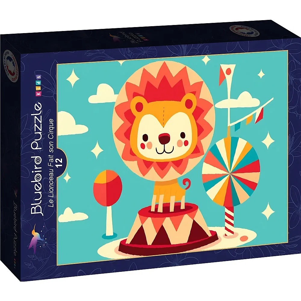 Bluebird Puzzle Das L�wenjunges macht seinen Zirkus 12Teile