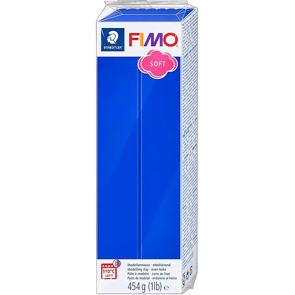 Fimo Soft Modelliermasse Brillantblau 454g