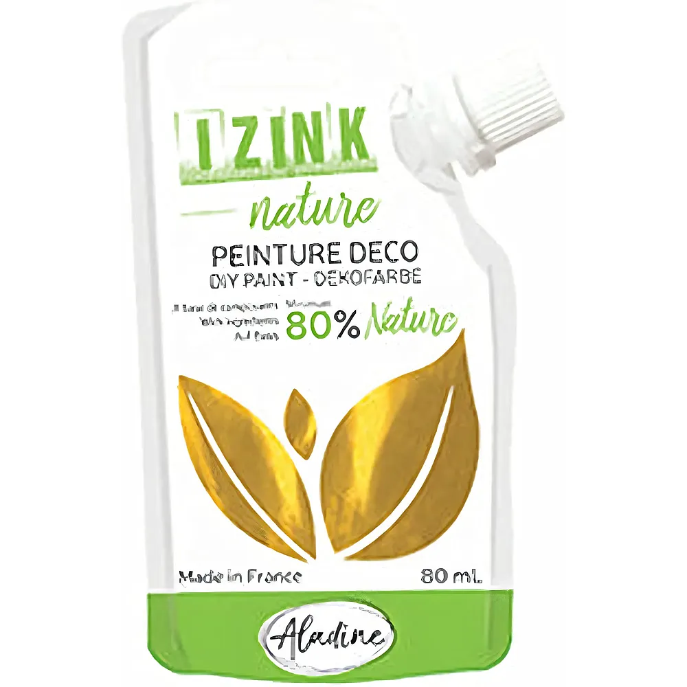 meinspielzeug - Aladine Izink Izink Deko Naturmalfarbe Korallenrosa 80ml | Farbe & Kreide