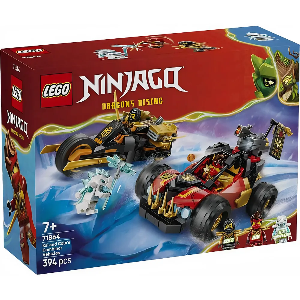 LEGO Ninjago Kais und Coles Kombi-Flitzer 71864