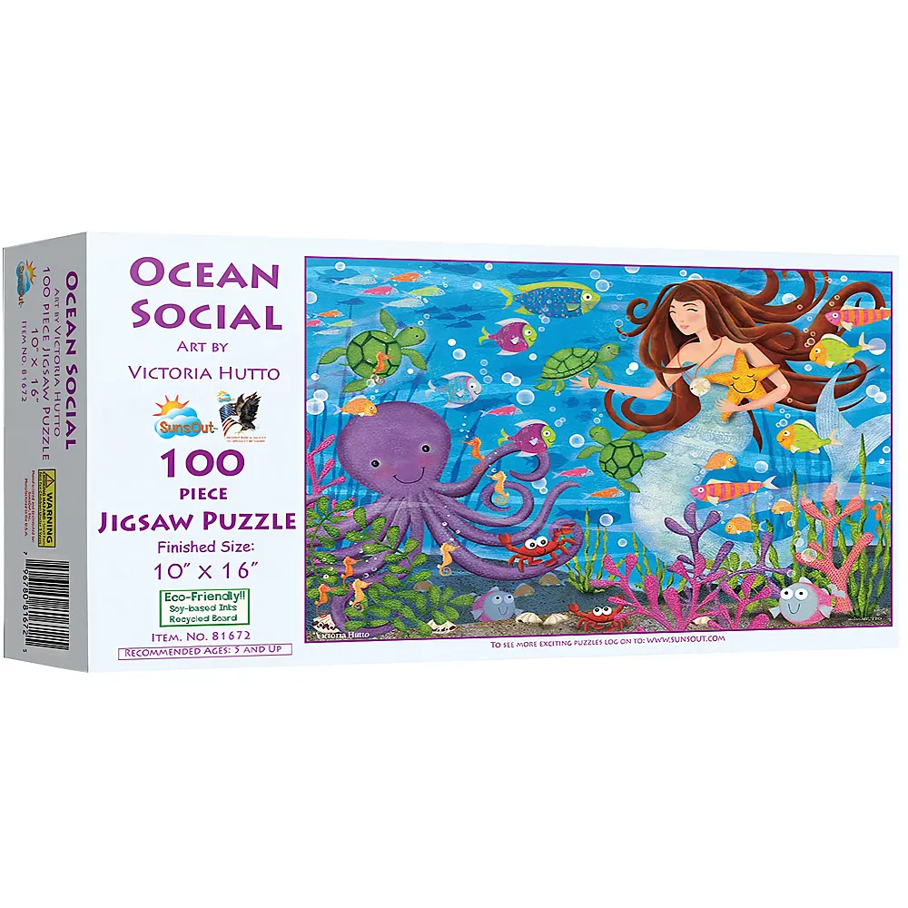 SunsOut Puzzle Ocean Social - 100 Teile