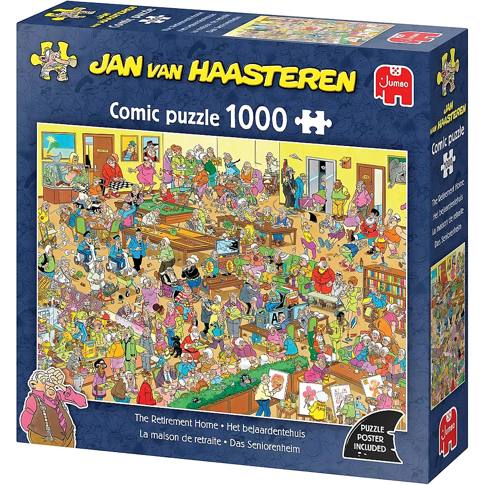 Jumbo Puzzle Jan van Haasteren - Das Seniorenheim - 1000 Teile