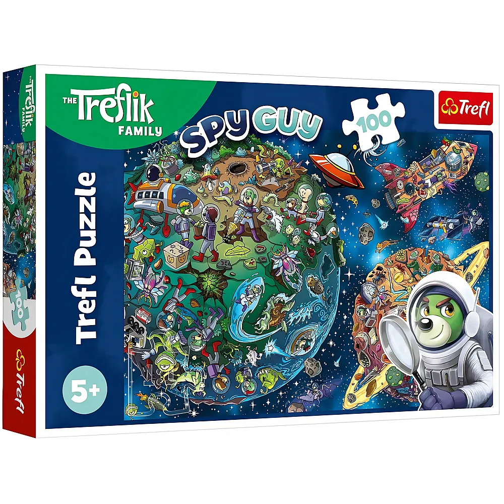Puzzle 100 Teile Die wunderbare Familie Treflik