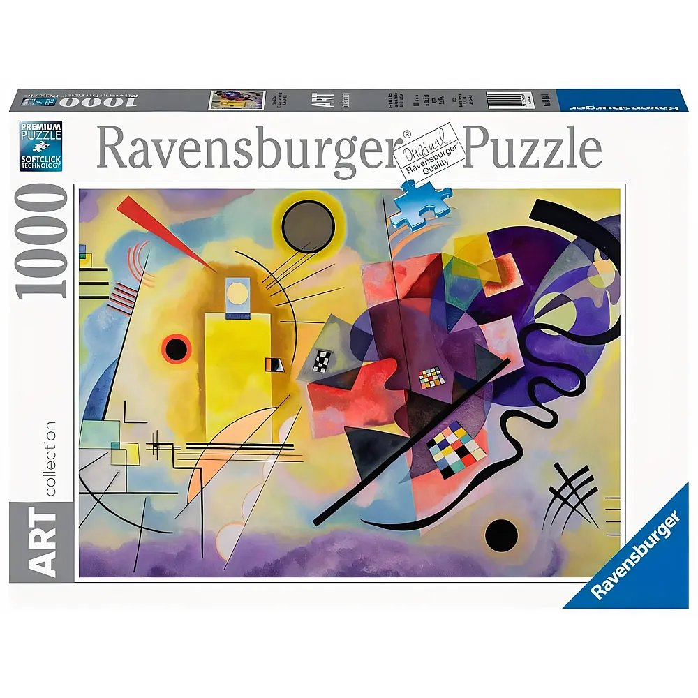 Ravensburger Puzzle Art Collection Kandinsky, Wassily: Yellow, Red, Blue 1000Teile