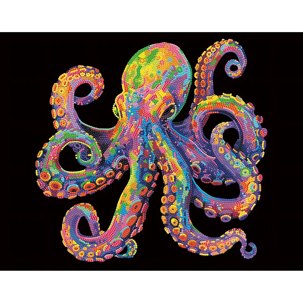 Diamond Dotz Neon Oktopus