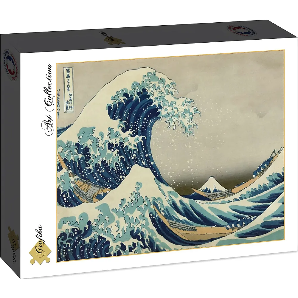 Grafika Puzzle Art Collection Katsushika Hokusai: Die groe Welle vor Kanagawa, 1826-33 - 2000 Teile
