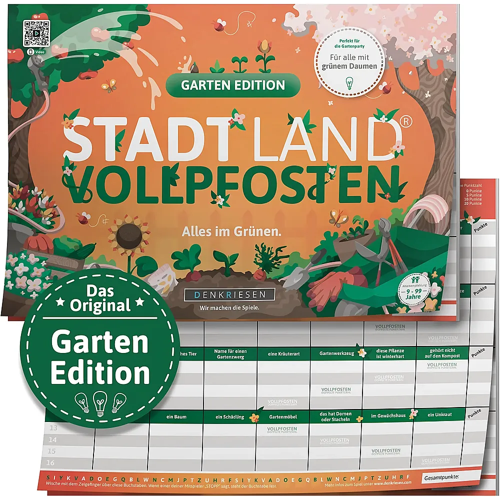 Denkriesen Stadt Land Vollpfosten Garten Edition - Alles im Gr�nen