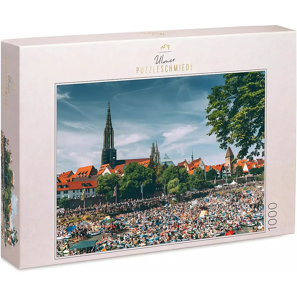 Ulmer Puzzleschmiede Heimspiel der  am Schw�rmontag auf der Donau, Ulm - 1000 Teile