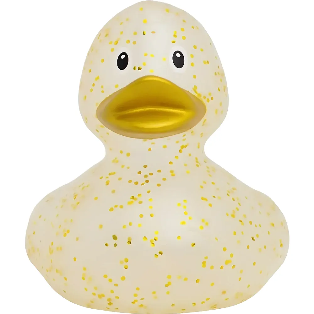 meinspielzeug - Lilalu Badeente Konfetti Gold | Badespielzeug