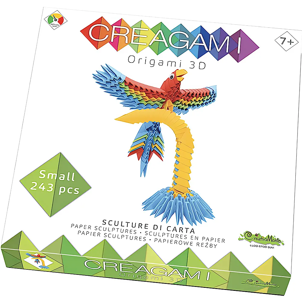 Creagami Origami 3D Papapgei 243Teile