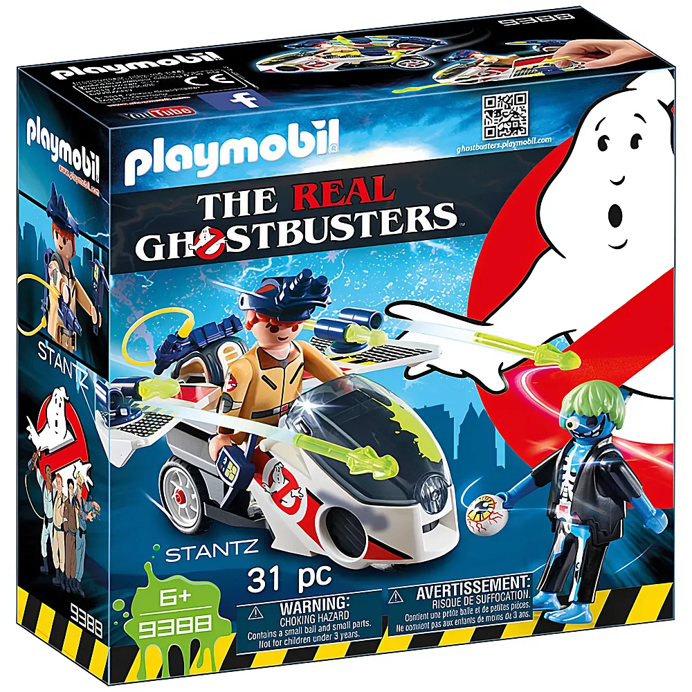 PLAYMOBIL Ghostbusters Stantz mit Flybike 9388