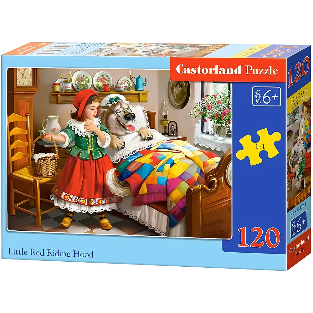 Castorland Puzzle Rotk�ppchen - 120 Teile