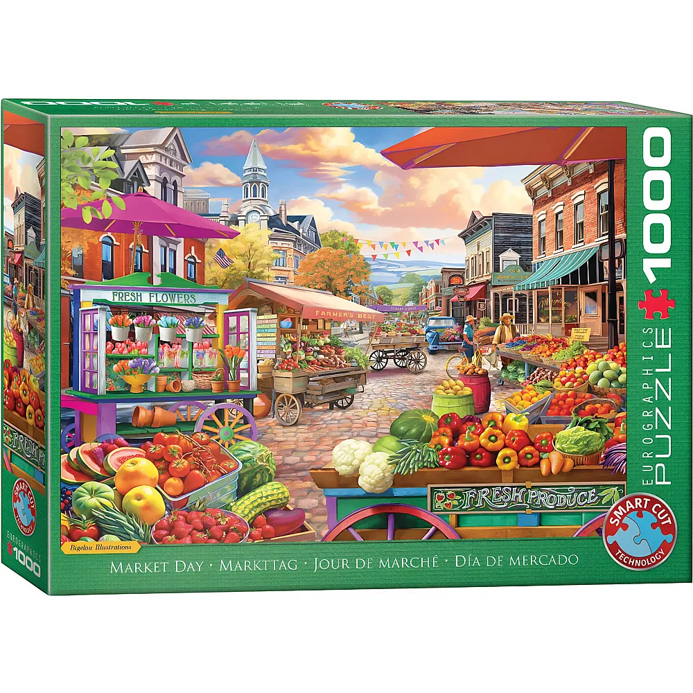 Eurographics Puzzle Markttag 1000Teile