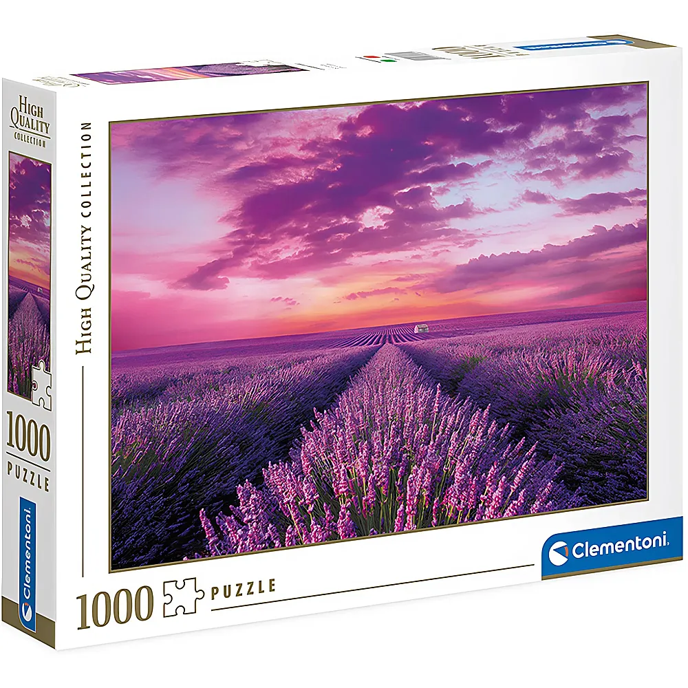 Clementoni Puzzle High Quality Collection Lavendel Feld 1000Teile