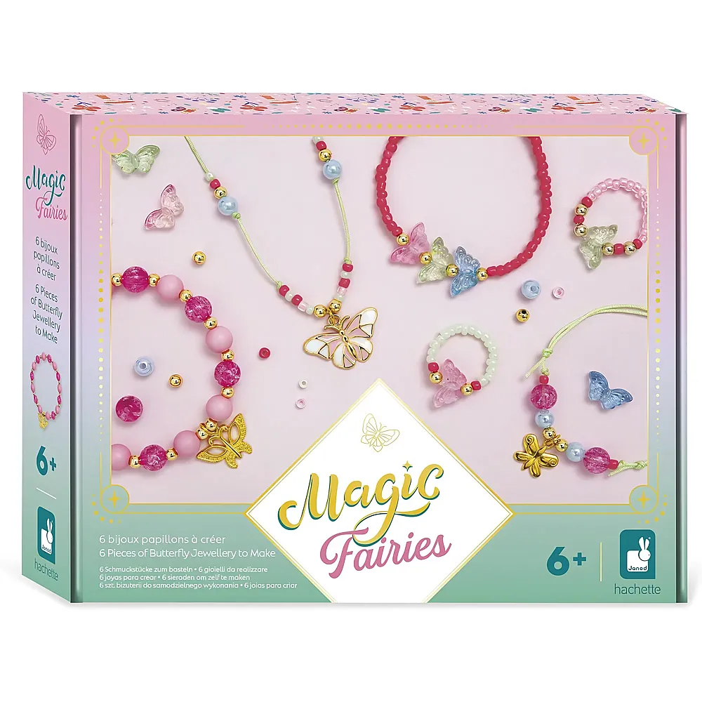 Janod Magic Fairies - 6 Schmuckst�cke zum basteln
