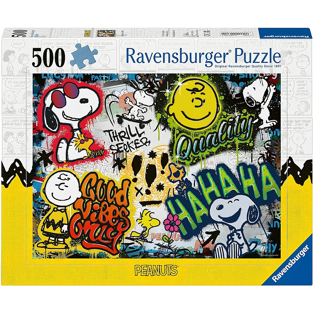 Ravensburger Puzzle Peanuts Graffiti 500Teile