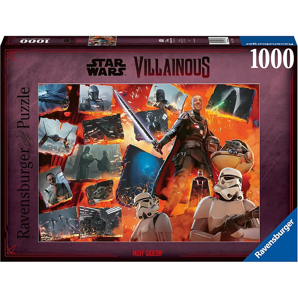 Ravensburger Puzzle Star Wars Villainous Moff Gideon 1000Teile