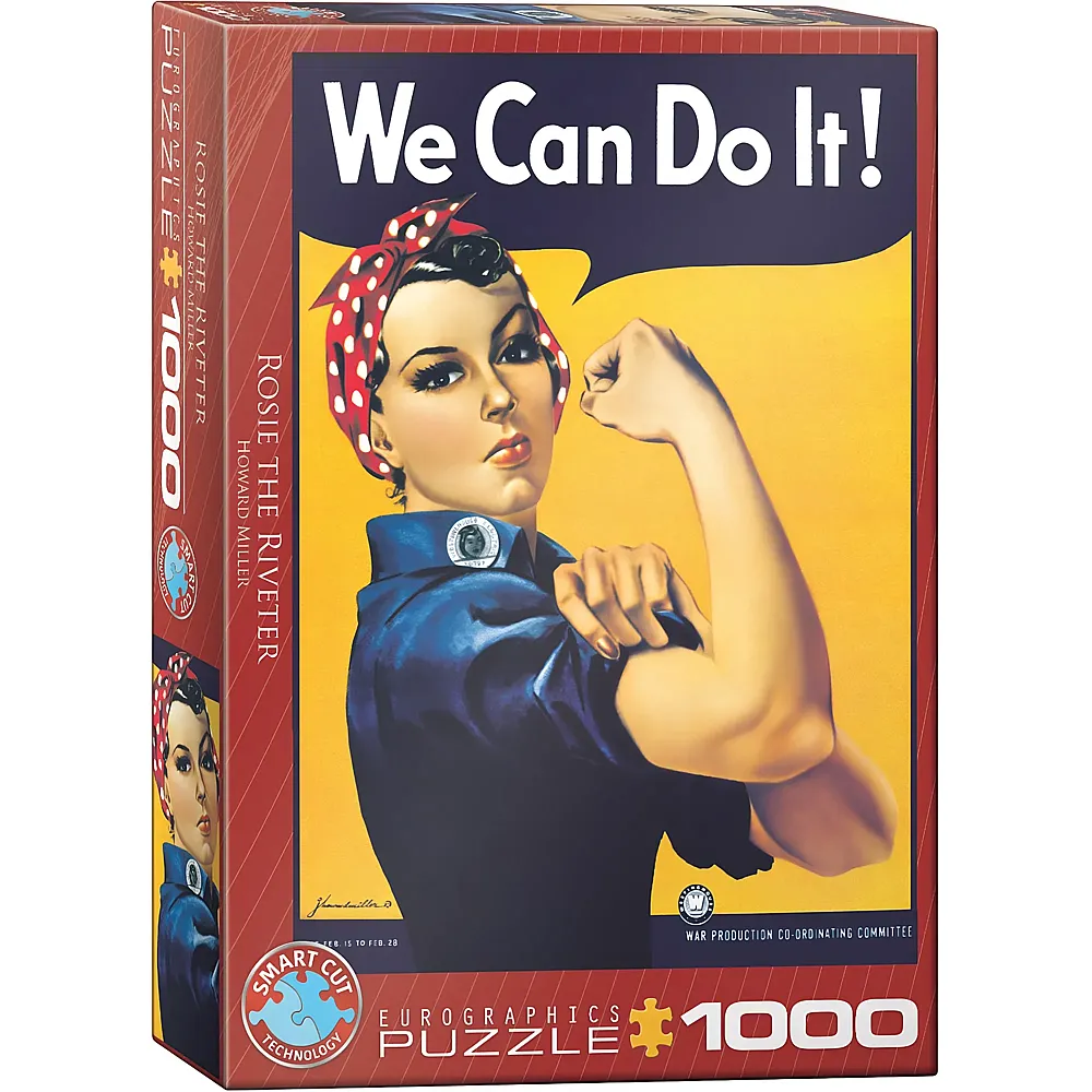 meinspielzeug - Eurographics Puzzle Rosie the Riveter: We Can Do It 1000Teile | Puzzle 1000 Teile