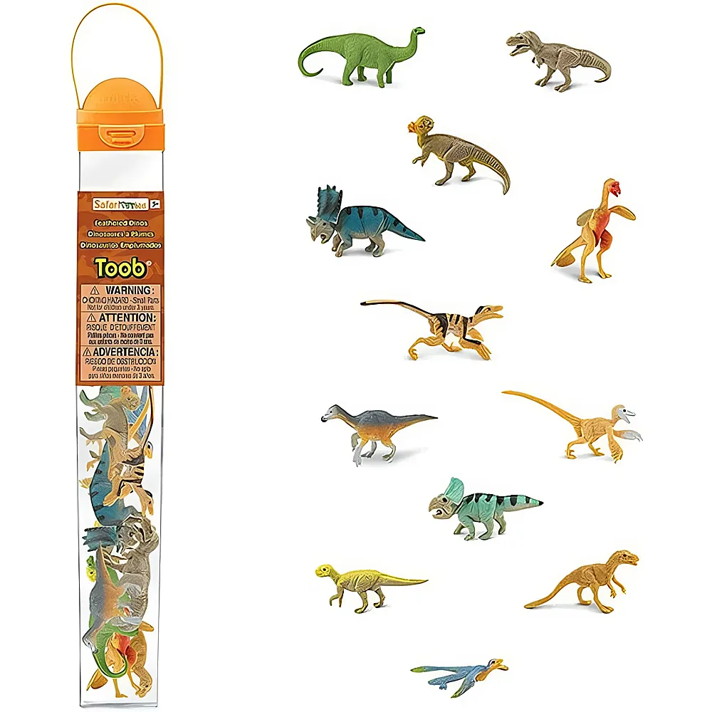 Safari Ltd. Toob Gefiederte Dinosaurier 12Teile