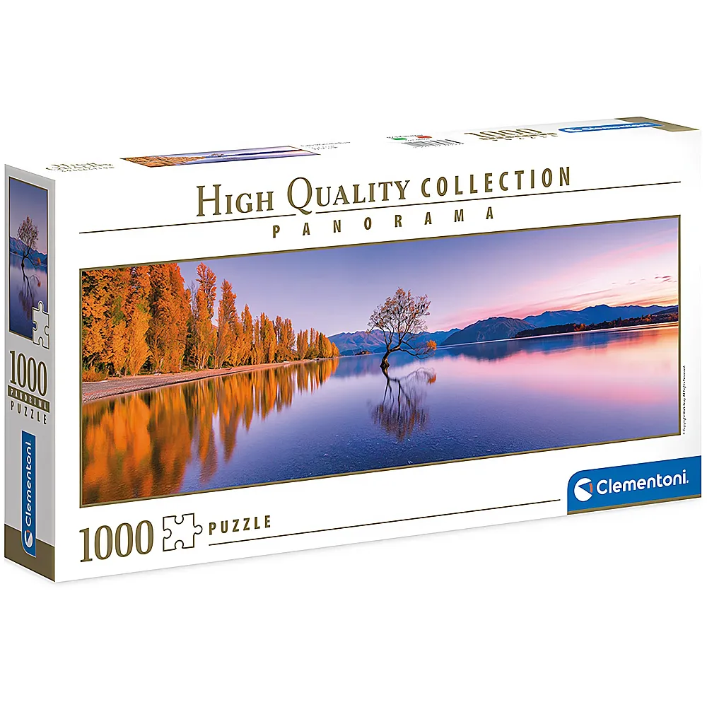 Clementoni Puzzle High Quality Collection Panorama Lake Wanaka Tree 1000Teile