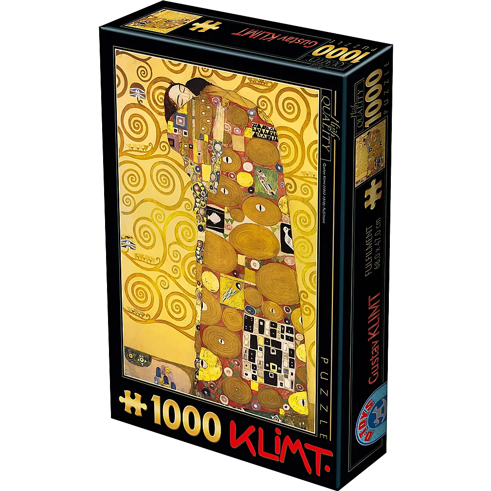 DToys Puzzle Gustav Klimt Die Umarmung - 1000 Teile