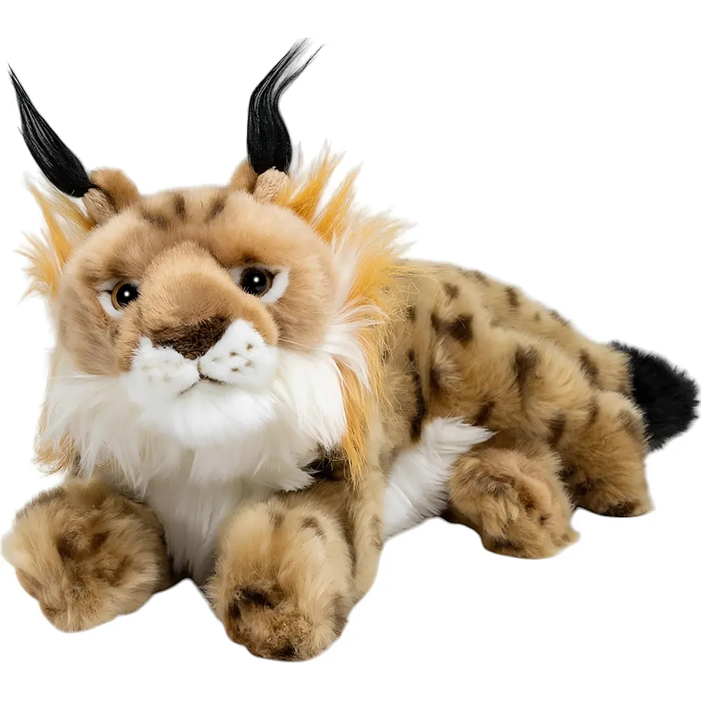 Carl Dick Luchs liegend - 28 cm