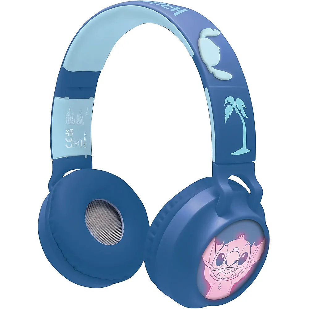 Lexibook Lilo & Stitch Bluetooth/Kabelkopfh�rer 3D Stitch