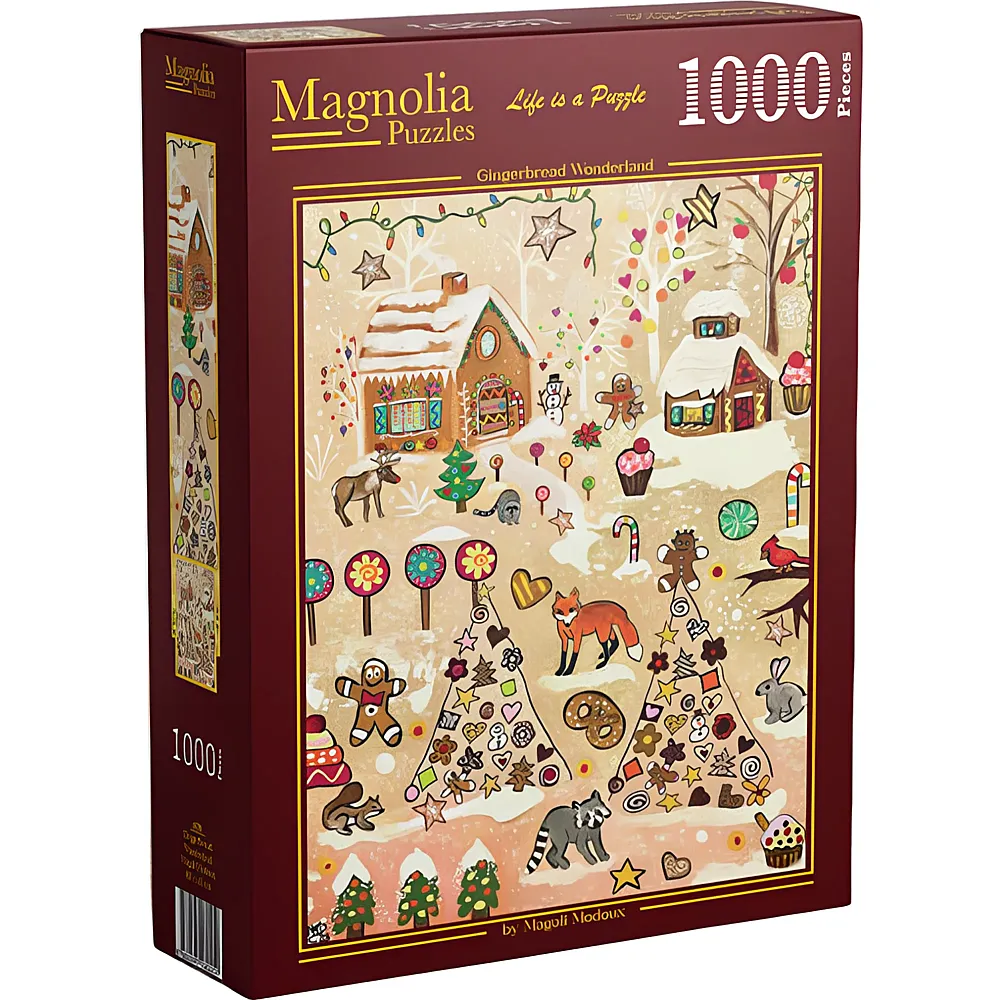 Magnolia Puzzle Lebkuchen-Wunderland - 1000 Teile