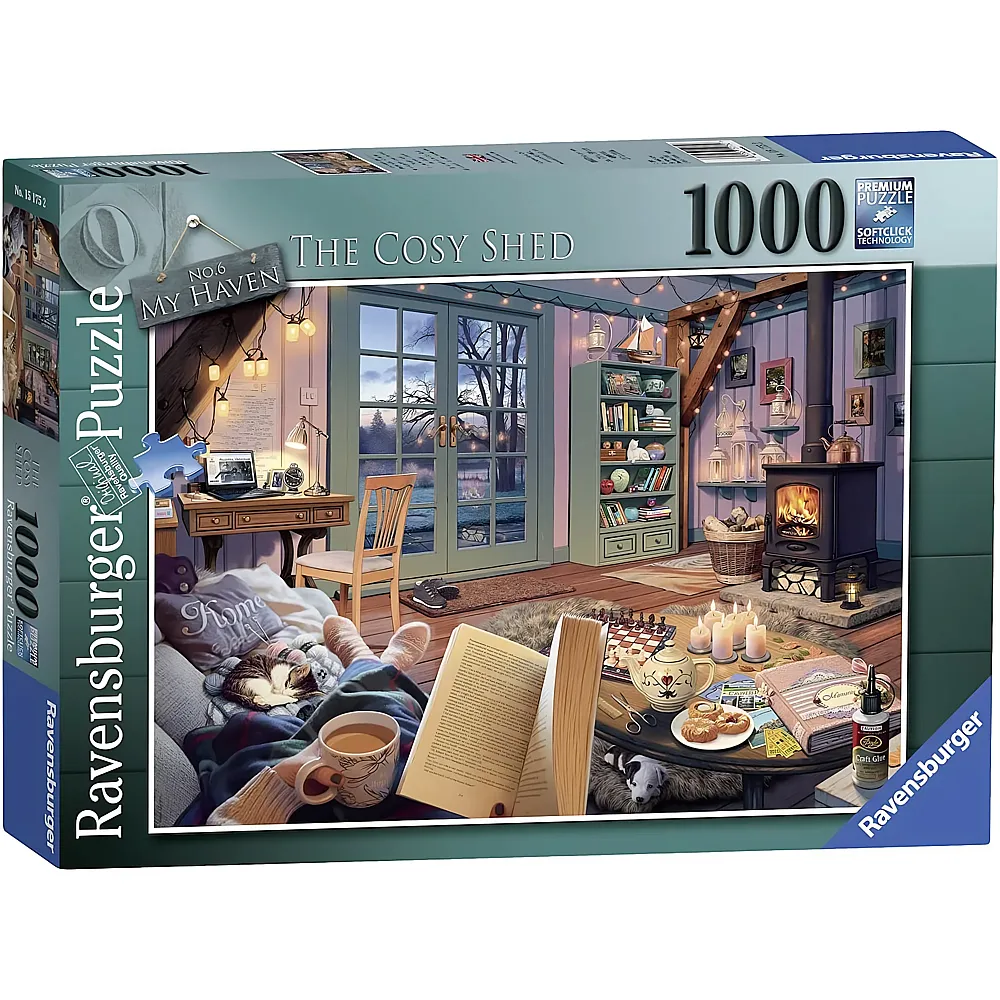 Ravensburger Puzzle The Cosy Shed - 1000 Teile