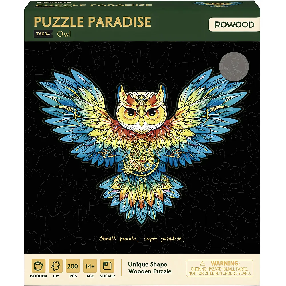 Robotime Eule 3D-Puzzle