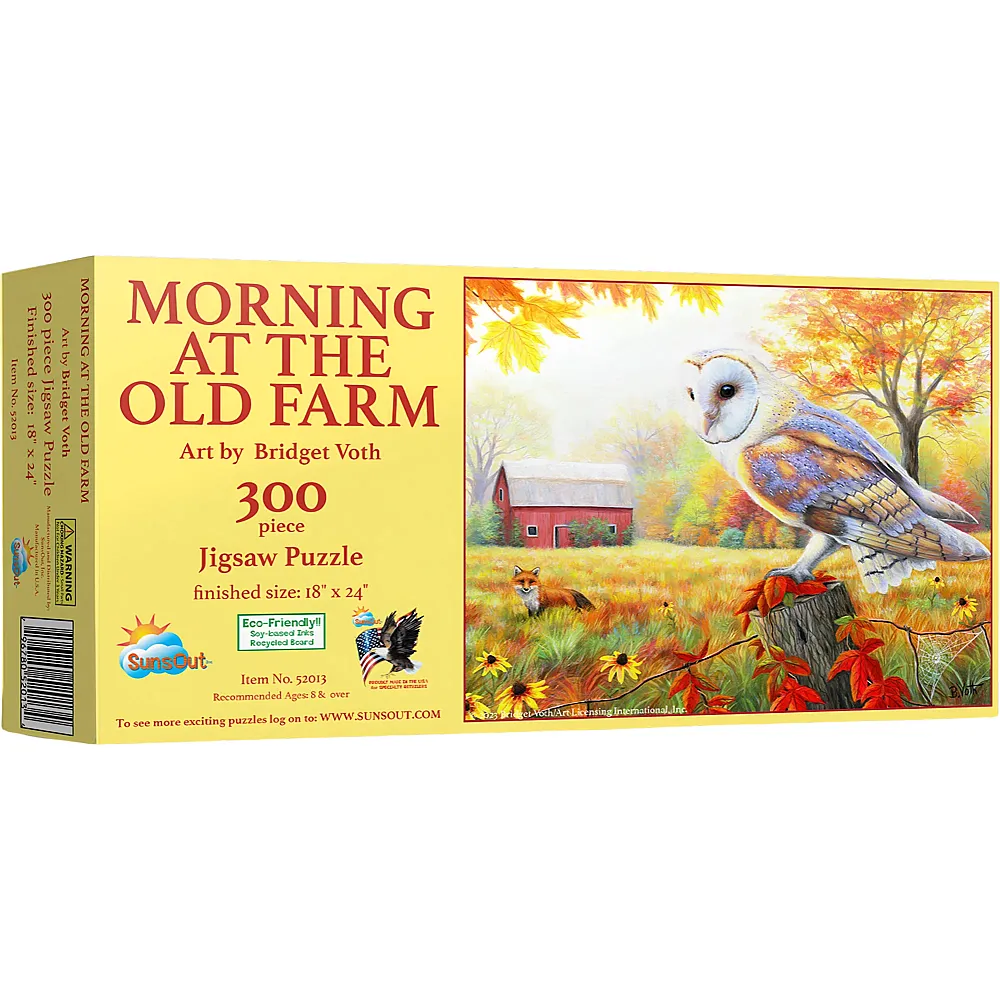 SunsOut Puzzle Morgen auf dem alten Bauernhof - 300 Teile