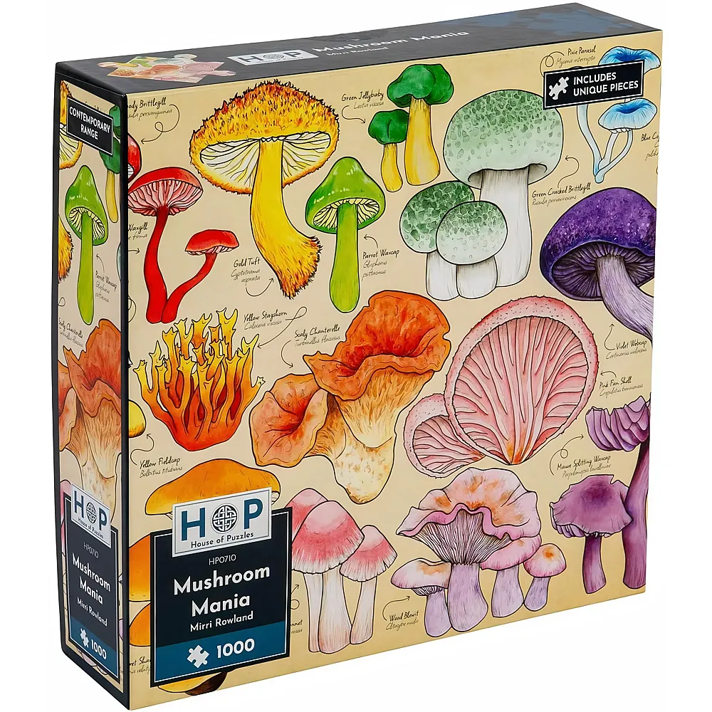 HOP - House of Puzzles Pilz-Mania 1000Teile
