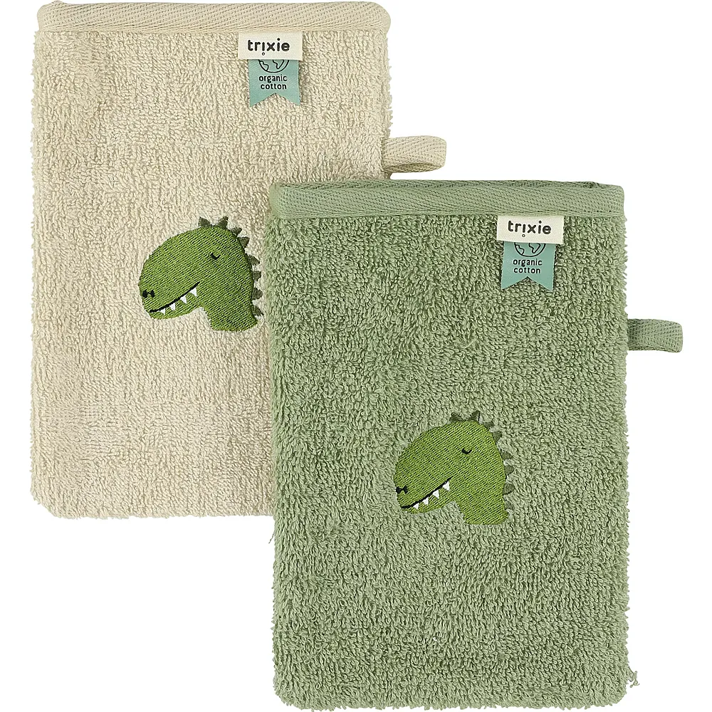 Trixie Waschhandschuh 2er Set Dino Aura