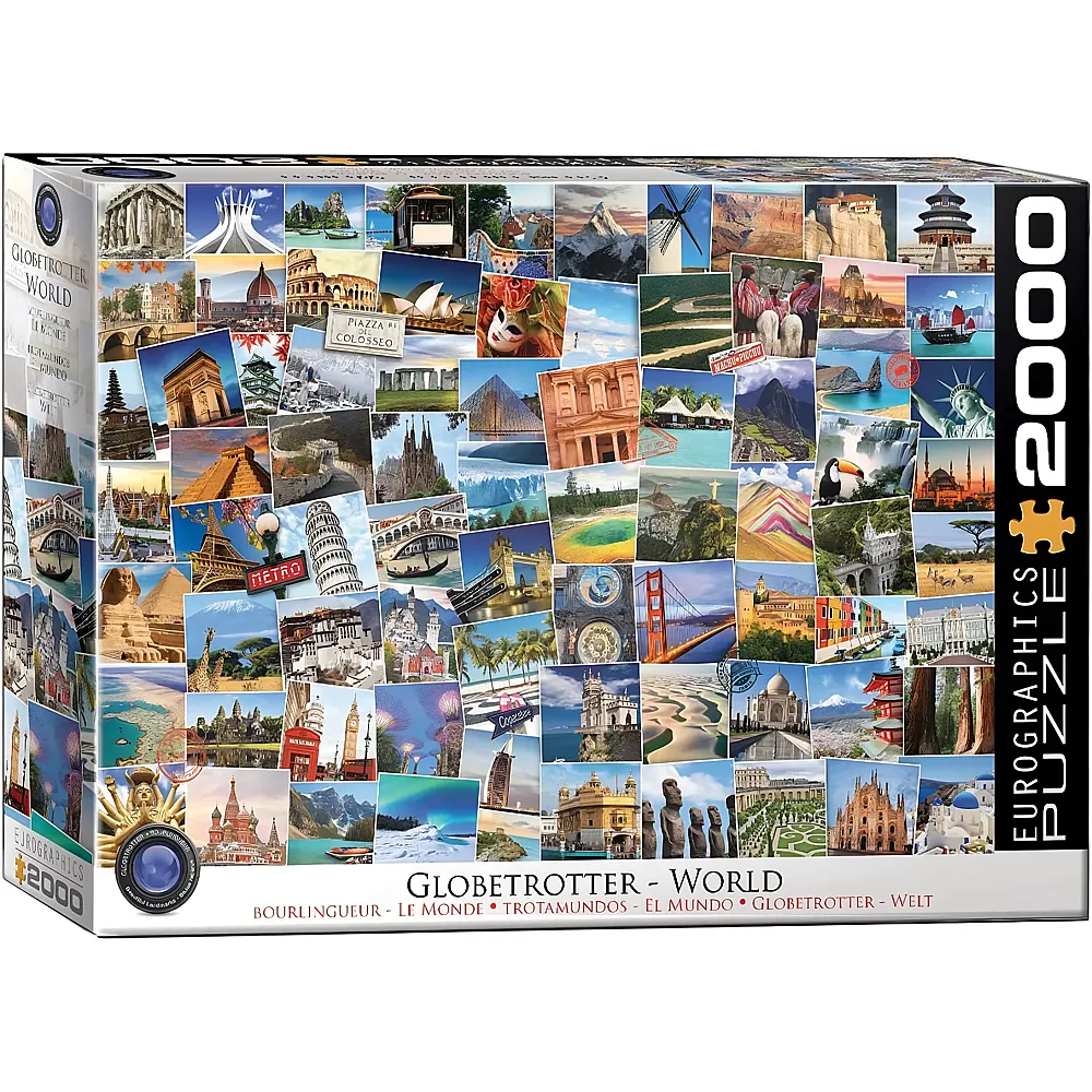 Eurographics Puzzle Globetrotter - World 2000Teile