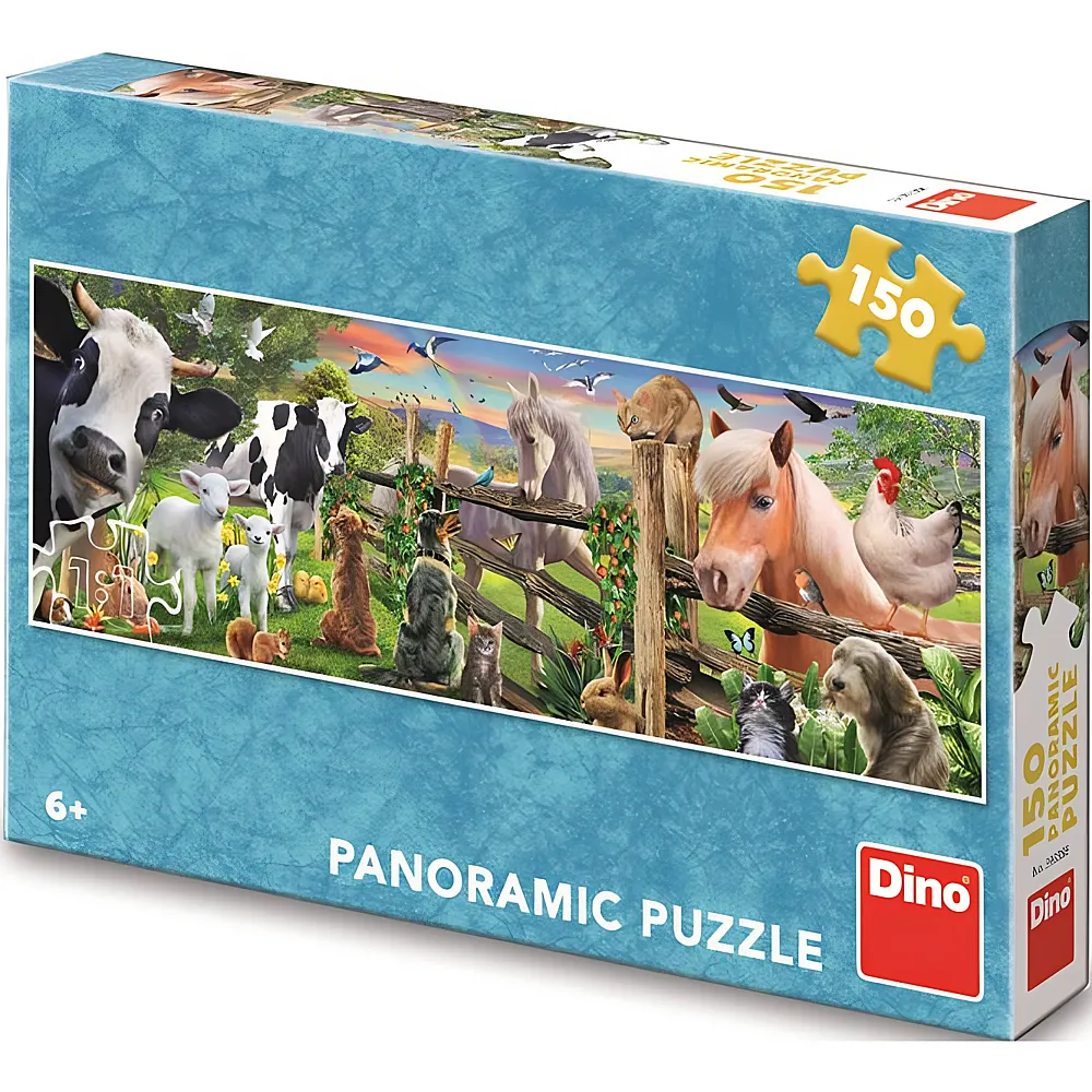 Dino Puzzle Die Farm - 150 Teile
